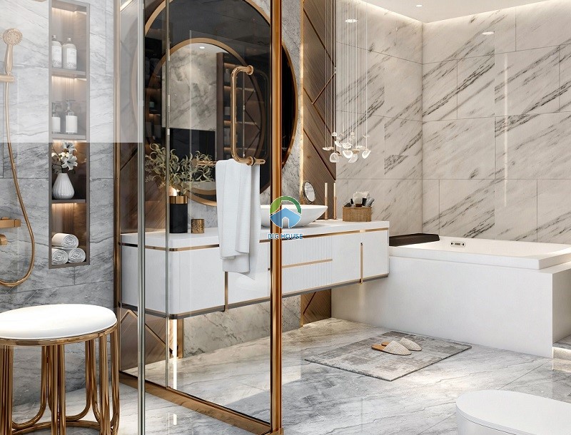 Gạch lát nhà tắm lớn